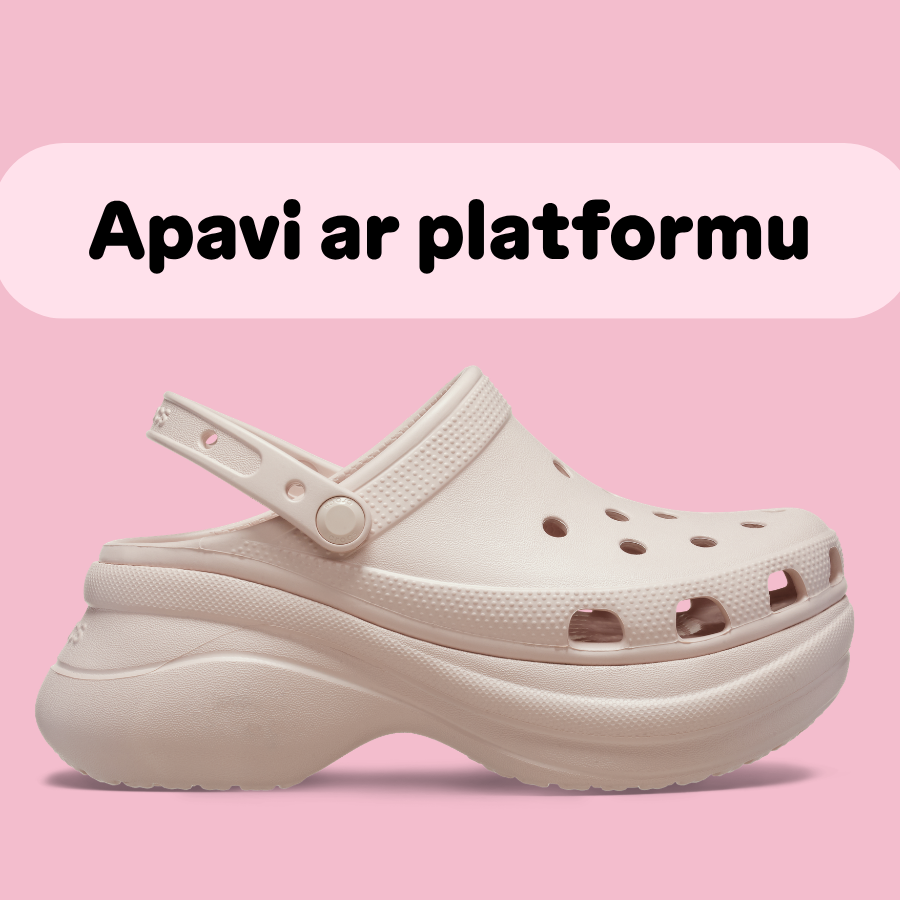 Crocs Apavi ar platformu
